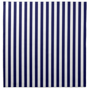 Blue Skinny Napkin Stripe Wallpaper