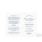 Classic Navy Blue and White Wedding Programs