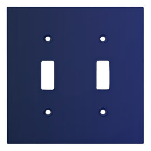 Classic Navy Blue Bright to Dark Light Switch Cover