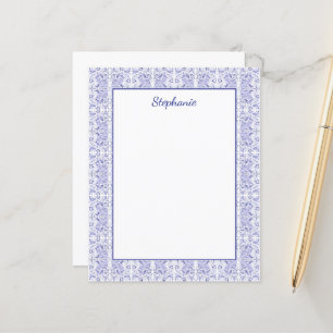 Classic Navy Blue Bunny Rabbit Birds Personalized