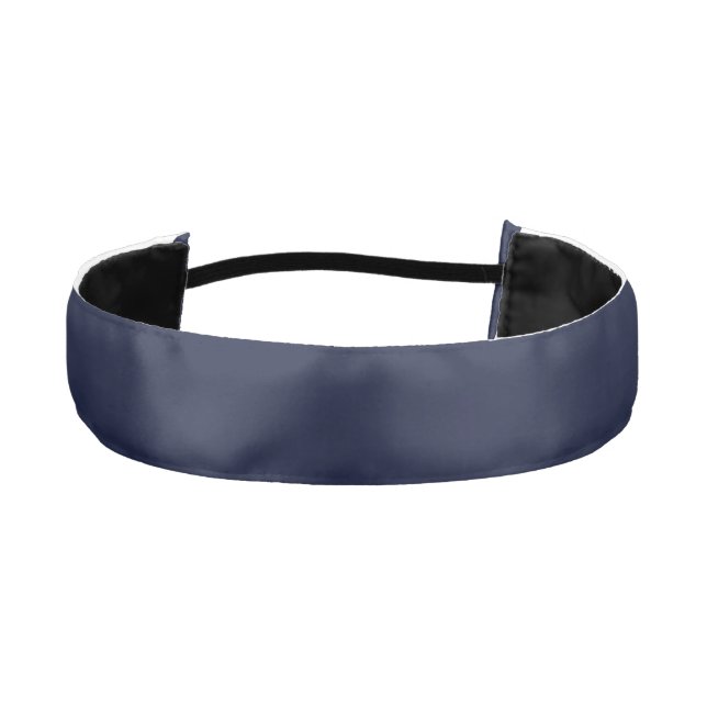 Classic Navy Blue Headband with 1 Inch Width (Front)
