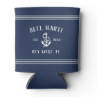 Classic Navy Rustic Anchor Personalized Boat Name