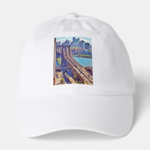 Classic New York City Brooklyn Bridge Skyline Hat