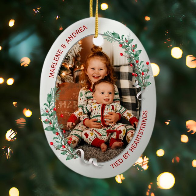 Classic Newborn Big Sister 1st Christmas  Ceramic Ornament (Creator Uploaded)