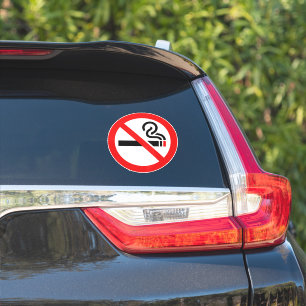 Classic No Smoking Sign Sticker