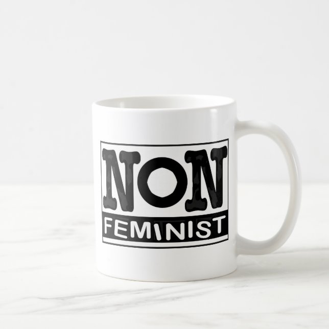 Classic non-Feminist logo Coffee Mug (Right)