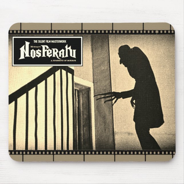 Classic Nosferatu Filmstrip Mousepad (Front)