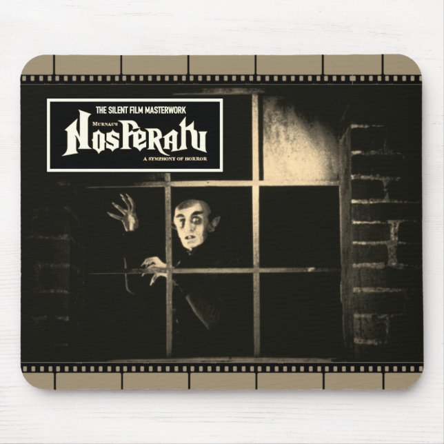 Classic Nosferatu Filmstrip Mousepad (Front)