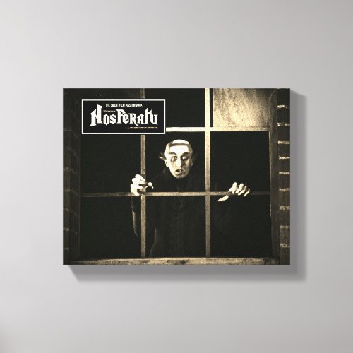 Classic Nosferatu Stretched Canvas Print