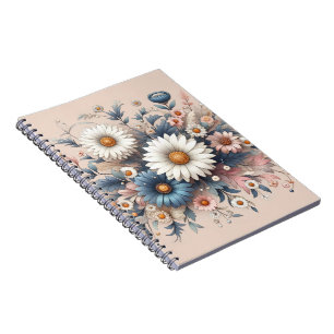 Classic Notebook Elegant Floral Stationery Gift