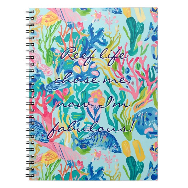 Classic notebook in stylish graphic (Front)