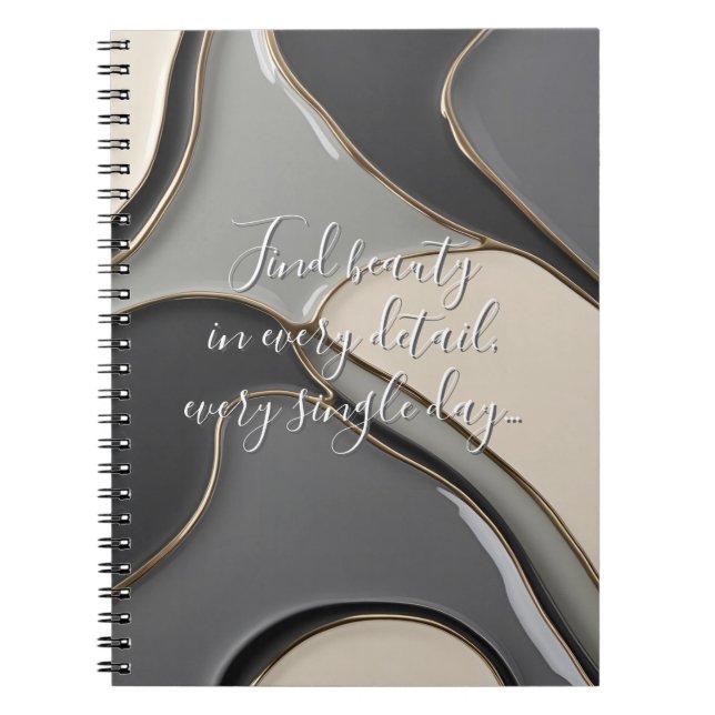 Classic notebook in stylish graphic (Front)