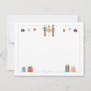 Classic Nutcracker Christmas Stationery Note Card