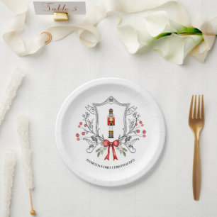 Classic Nutcracker Crest Paper Plates