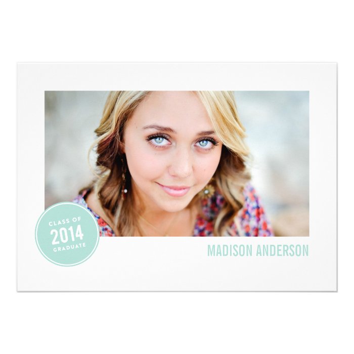 Classic of 2014 Badge  Graduation Invitation