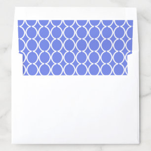 Classic Ogee Lattice Dusty Blue Envelope Liner