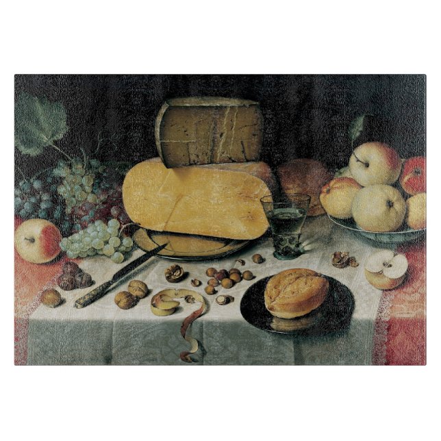 Classic Oil Painting Floris Van Dyck Cutting Board (Front)