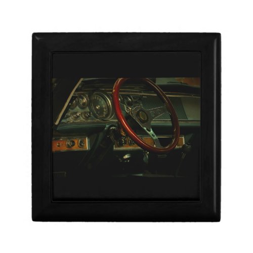 Classic Old Car Dashboard Steering Wheel Gift Box