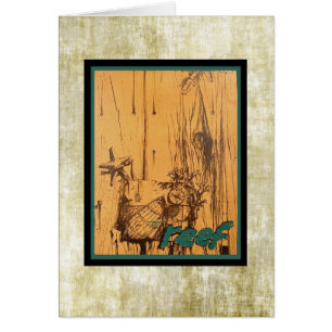 Classic old mid-century Tiki menu! Cards
