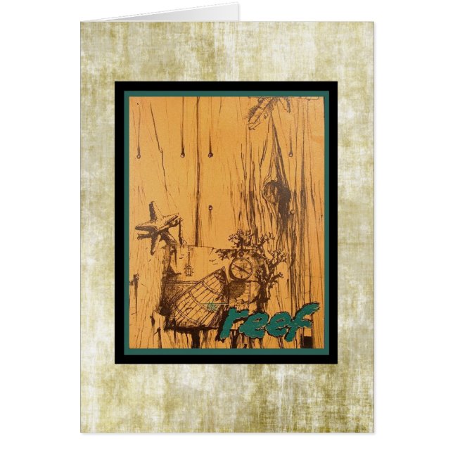 Classic old mid-century Tiki menu! Cards (Front)