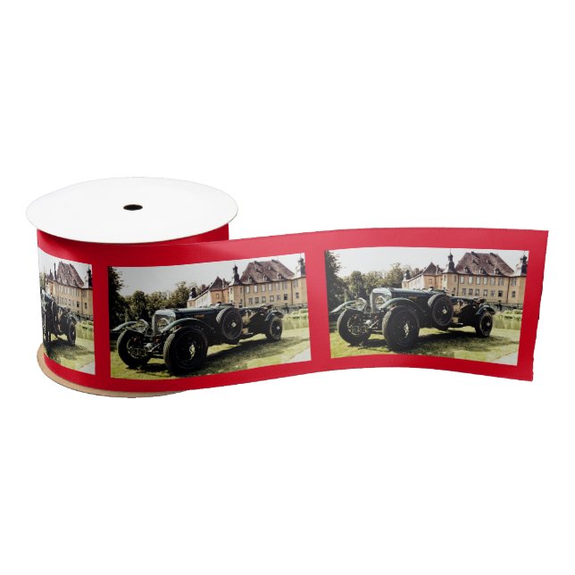 Classic Old Time Car Satin Ribbon (Spool)