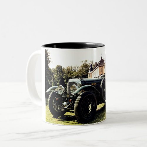 Classic Old Time Car Two_Tone Coffee Mug