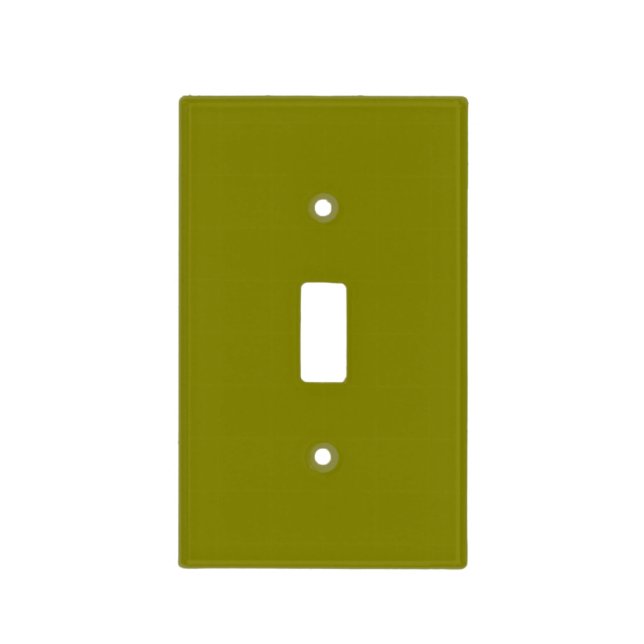 Classic Olive Green  Light Switch Cover (Front)