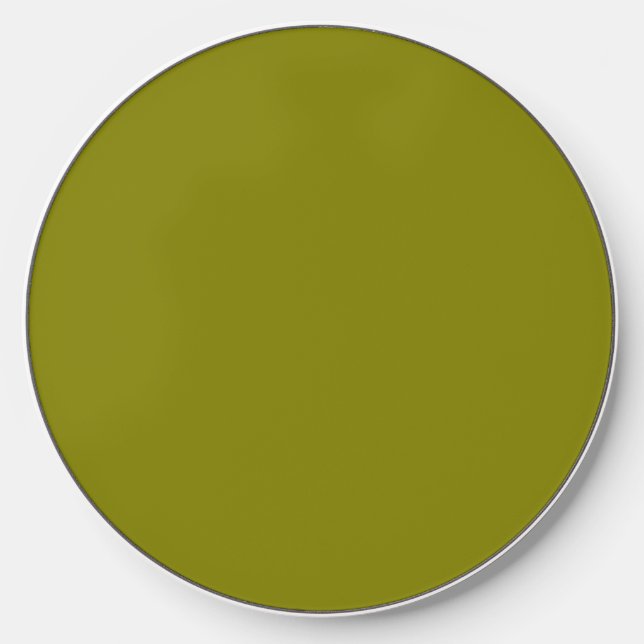 Classic Olive Green  Wireless Charger (Front)