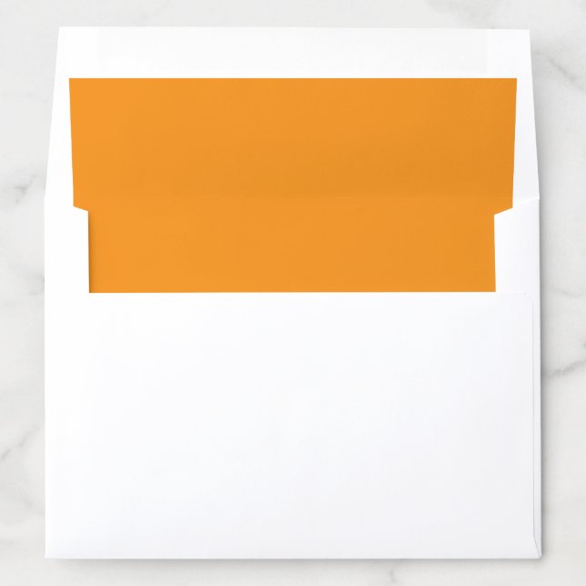 Classic Orange A7 (5x7") Paper Envelope  Envelope Liner (In Envelope)