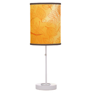 Classic orange leaves Fall/Autumn Table Lamp