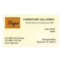 Classic Orange Logo Business Cards