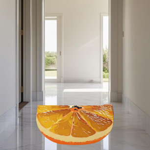 classic orange slice doormat
