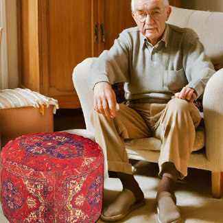 Classic Oriental rug design -   warm colors