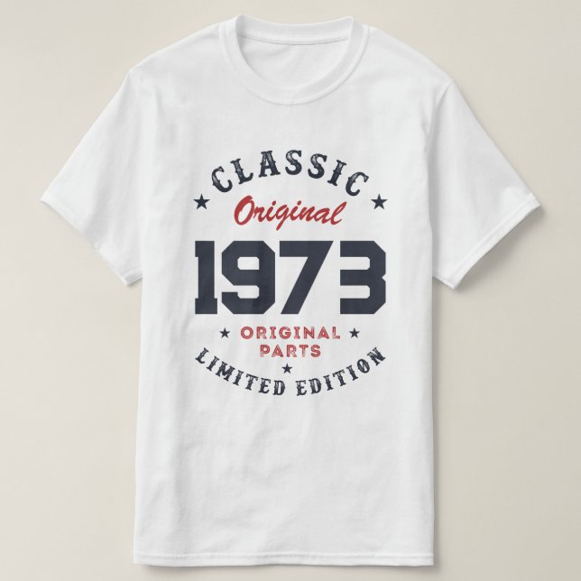 Classic Original Customised Birthday Gift Original T-Shirt (Design Front)