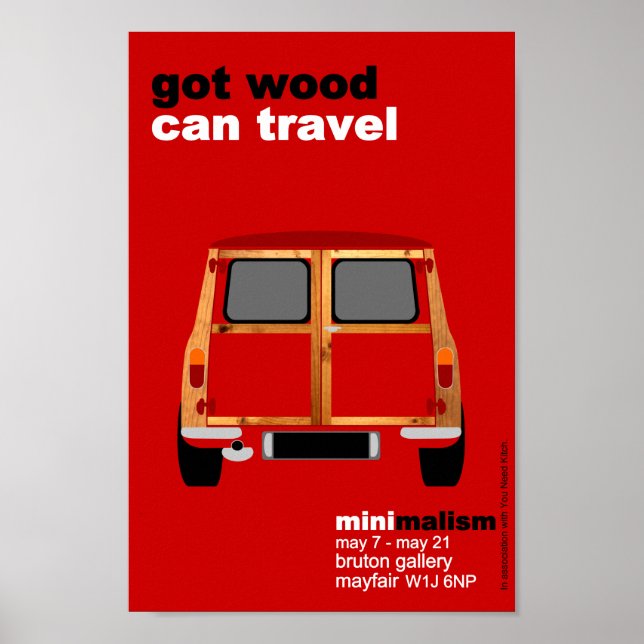 Classic Original Mini Countryman Exhibition Poster (Front)