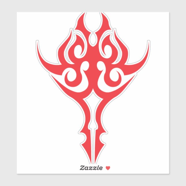 Classic Ornamental Floral Border Elegant Design Sticker (Sheet)