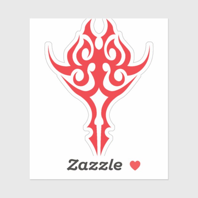 Classic Ornamental Floral Border Elegant Design Sticker (Sheet)