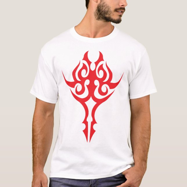 Classic Ornamental Floral Border Elegant Design T-Shirt (Front)