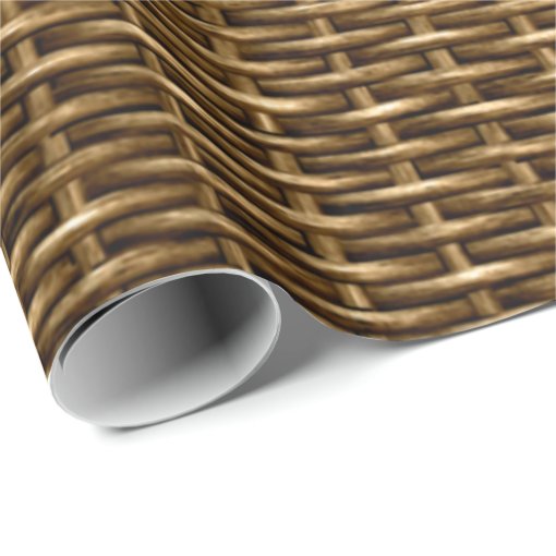 Classic Over and Under Basketweave Texture Wrapping Paper | Zazzle