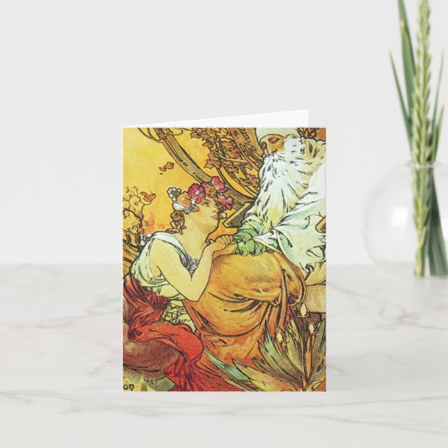 Classic Painting Holiday Card (Front)