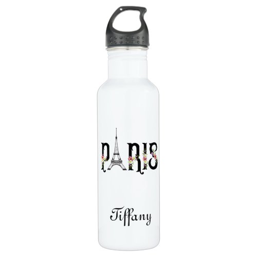 Classic Paris Stainless Steel Water Bottle