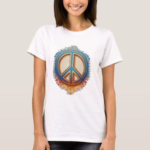 Classic Peace  A Symbol of Hope T_Shirt