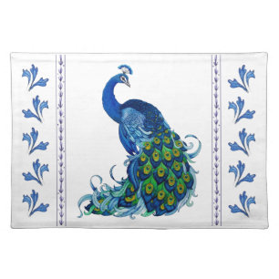 Classic Peacock Design Placemat