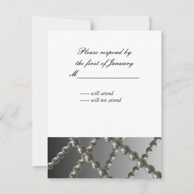 Classic Pearls Reply Card (Front)