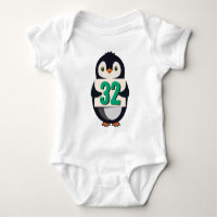 Classic Penguin Jersey Tee - Custom Number