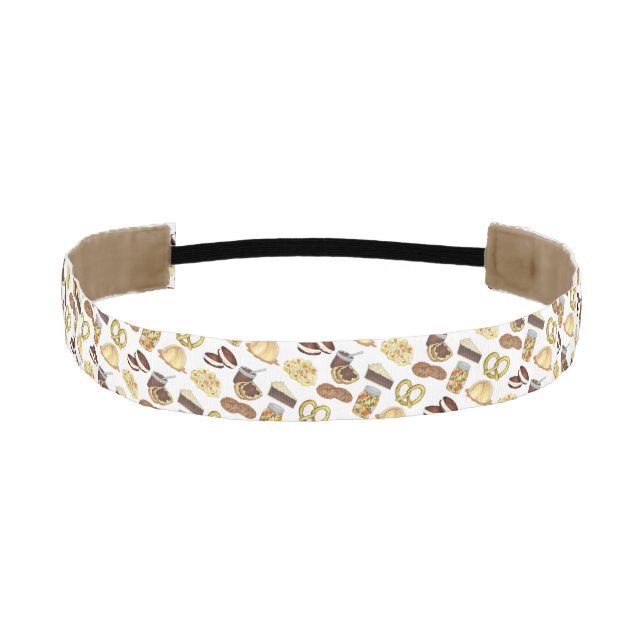 Classic Pennsylvania PA Dutch Amish Food Dishes Athletic Headband (Front)