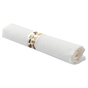 Classic Pennsylvania PA Dutch Amish Food Dishes Napkin Bands