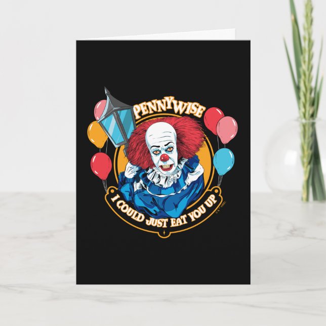 Classic Pennywise - I Could Just Eat You Up Card (Front)