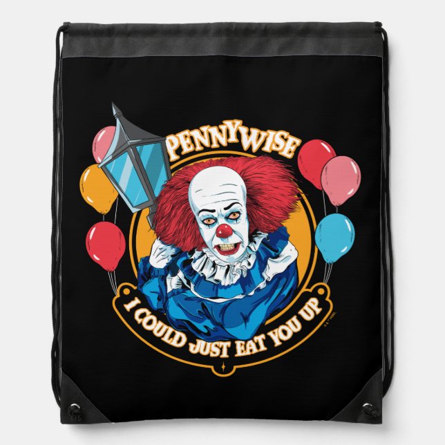 Classic Pennywise - I Could Just Eat You Up Drawstring Bag (Front)