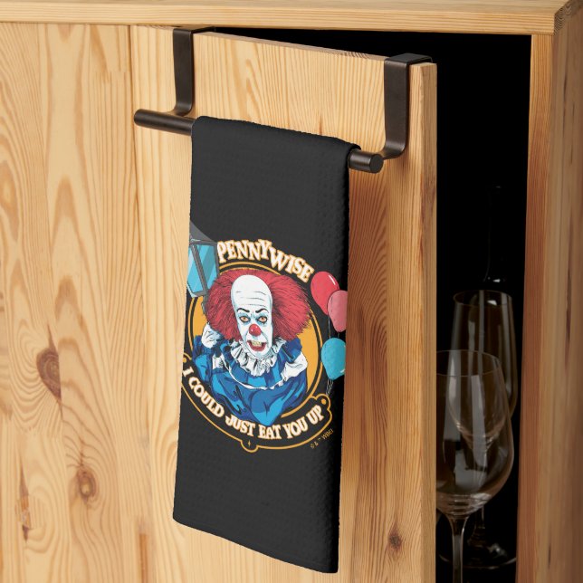 Classic Pennywise - I Could Just Eat You Up Kitchen Towel (Thirds Fold)